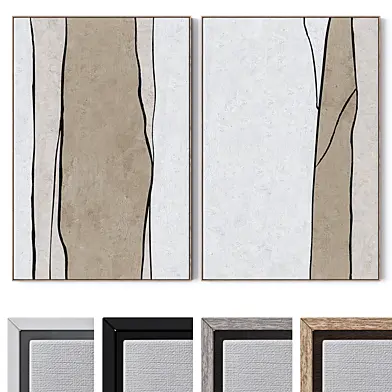 Set of large wall paintings 2286