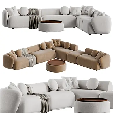 Meridiani Rene sofa set 1