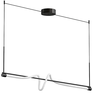 Cursive Linear Pendant