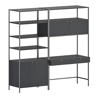 home scapes Four Hands Trey Modular Wall Desk W