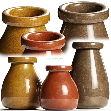 Zara Home - Cracked Ceramic Vases