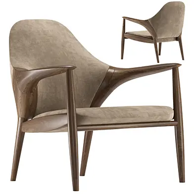 Karimoku - Kunst armchair