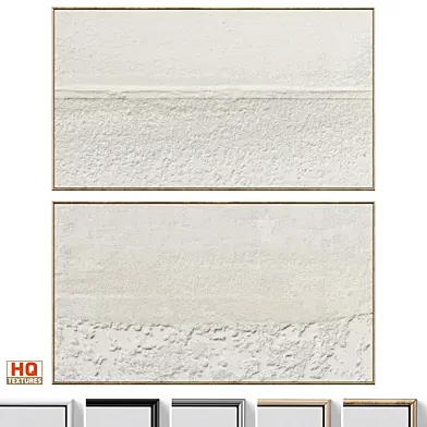 Large Panoramic Relief Plaster Wall Art C-715
