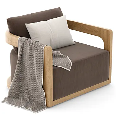 RH Outdoor Cassale swivel lounge chair