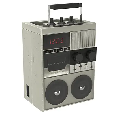 Old Radio Cassette Player