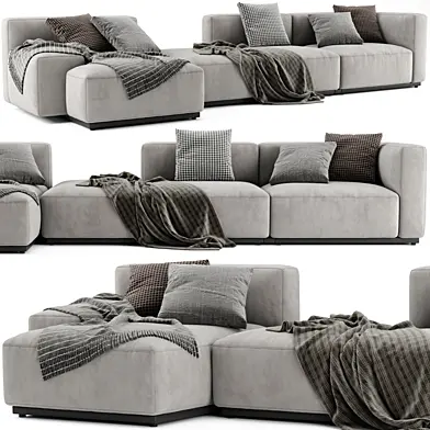 Cassina Mex Cube Chaise Longue Sofa 02