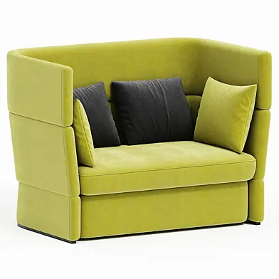 ELEMENT EVO | High-back sofa By mminterier