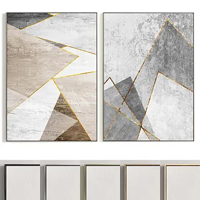 Plaster Two Photo Frames T-388