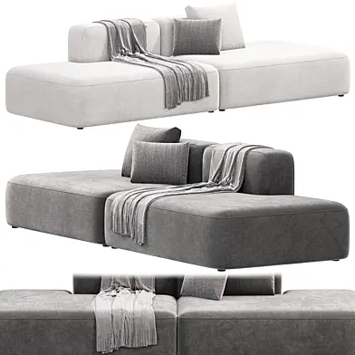 BASECAMP CHAISELOUNGE left Modular Sofa by makenordic 10
