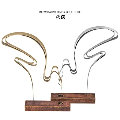 Decorative Bird Sculpture Vol.7