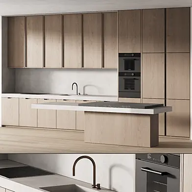 242 modern kitchen 15 minimal modern kitchen with island 06