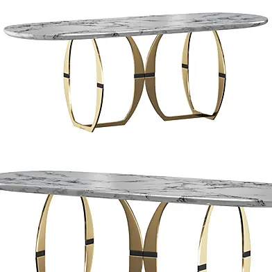 Convivio Oval Table by Kapital Collection