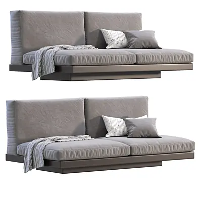 Bench two seater Rudolph by Serax
