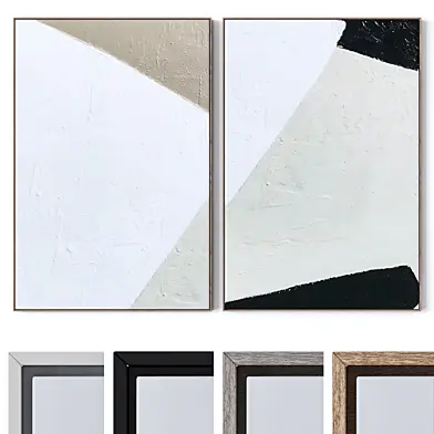 Set of large wall paintings 2445