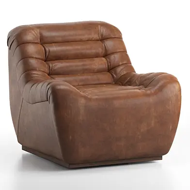 Four Hands / Binx Swivel Chair - Heirloom Sienna