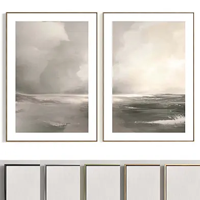 Plaster Two Photo Frame T-394