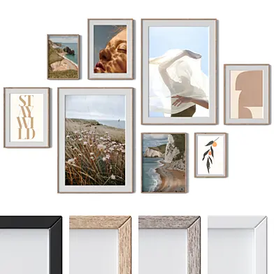 Set of 8 wall paintings 2457