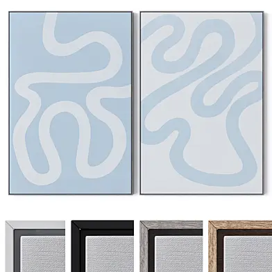 Set of large wall paintings 2460