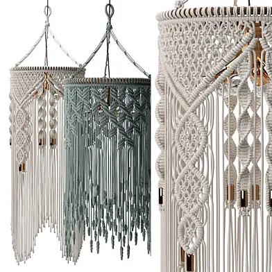 Macrame Pendant Lights 3