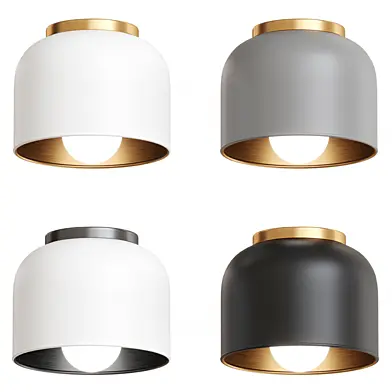 BELL WHITE FLUSH MOUNT LIGHT