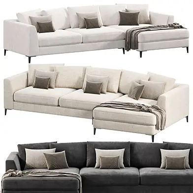 Meridian large chaise sofa, диваны