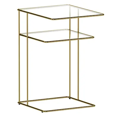 Curved Terrace Storage Nightstand Журнальный столик