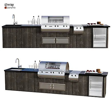 outdoor kitchen
