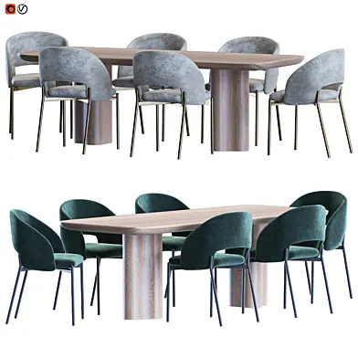 Halmar K455 chair Carena dining Table