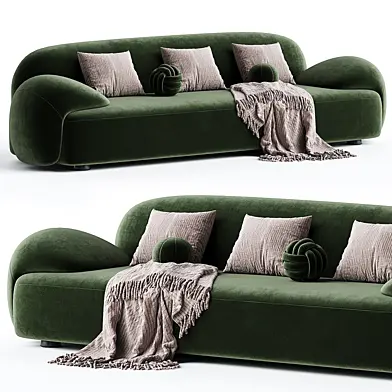 Paolo Castelli AMA 3 seater cotton sofa