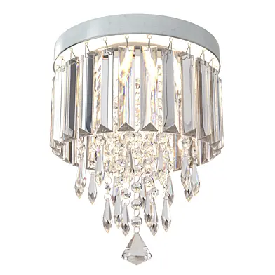 Nobranded Mini Crystal Chandelier Flush Mount Ceiling Light