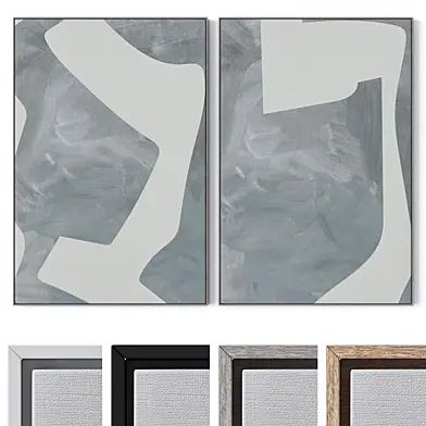 Set of large wall paintings 2479
