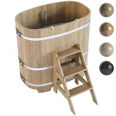 Овальная купель от Bentwood 0,76*1,2м
