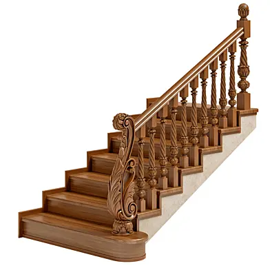 Wooden stairs 001
