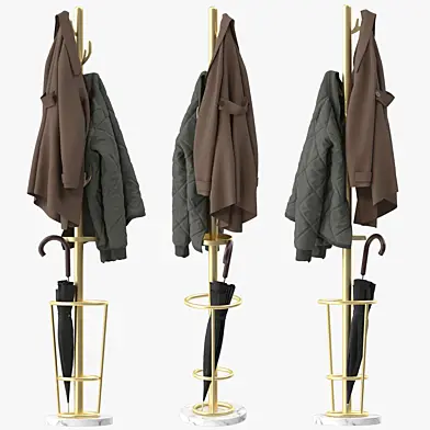 Standing Creative Metal Coat Rack