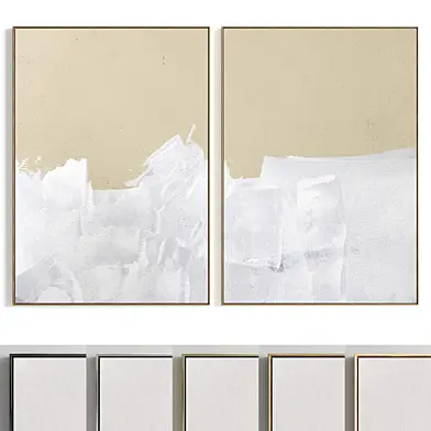 Plaster Two Photo Frames T-412