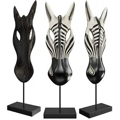 Zebra African Mask