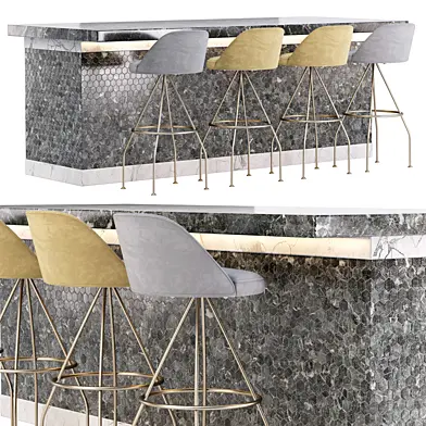 Jack Bar Furniture Set V4 / Набор барной мебели
