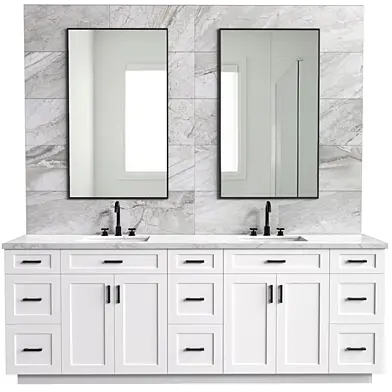 Тумба с умывальниками в современном стиле.Мебель для ванной.Bathroom furniture