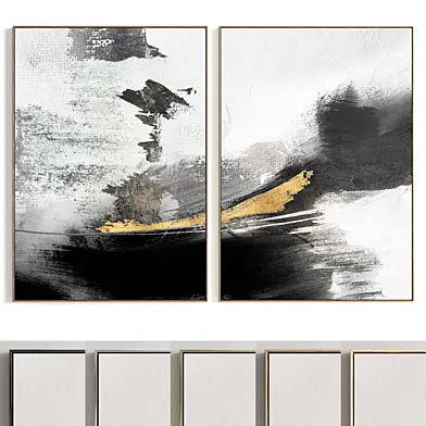 Plaster Two Photo Frames T-420