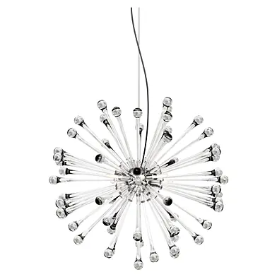 Подвес Подвесной светильник Ideal Lux PAULINE Fume Ø53cm Moderne Glas Hängeleuchte Rauchgrau 115801