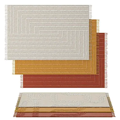 Rug Hilo Tufted maze , modern