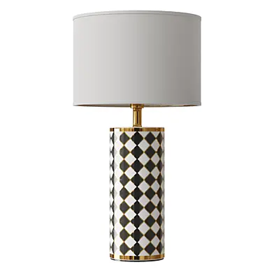 Becca Ceramic Lamp - Chess