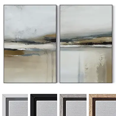 Set of large wall paintings 2556