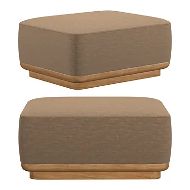 OSLO TEAK OTTOMAN