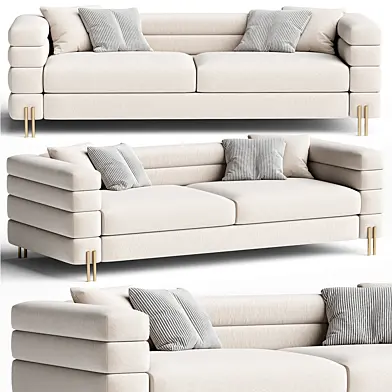 York Sofa White By Eichholtz