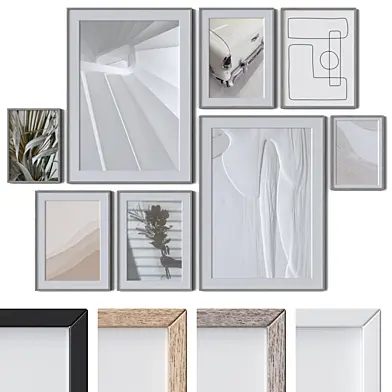 Set of 8 wall paintings 2566
