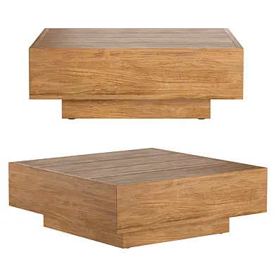 CAPE TOWN TEAK SQUARE SIDE TABLE
