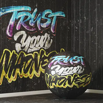 Graffiti 03 - Seamless 4K Texture