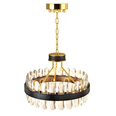 Machine LED Postmodern Round Crystal Chandelier