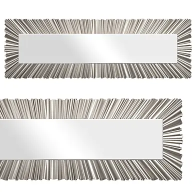 Chaucer Mirror in Silver